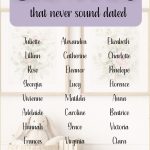• Vintage girl names that never go out of style, including classic, old-fashioned, and feminine baby name ideas
